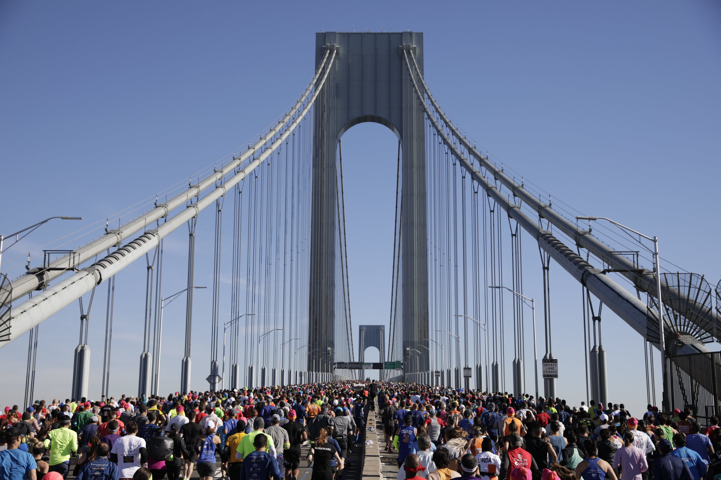 Runners in the New York City Marathon