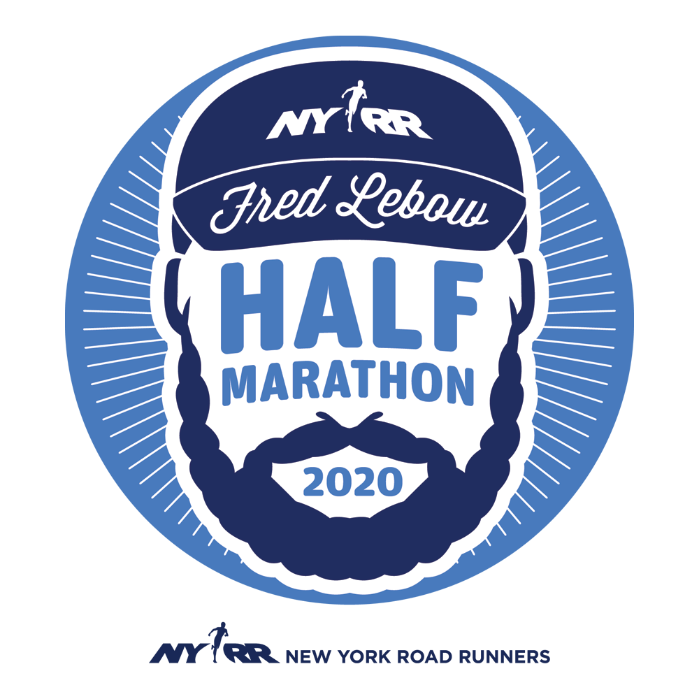 NYRR Fred Lebow Half-Marathon 2020 logo